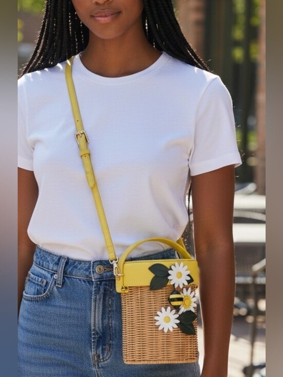 kate spade Handbags - Kate Spade ♠️ New York Buzz Honey Pot Crossbody Novelty Bag